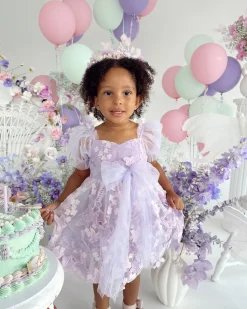 Paloma Lilac Pink Rose Girls Flower Crown