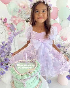 Paloma Lilac Pink Rose Girls Flower Crown