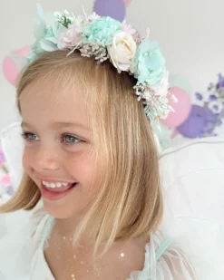 Paloma Peppermint Pink Girls Flower Crown