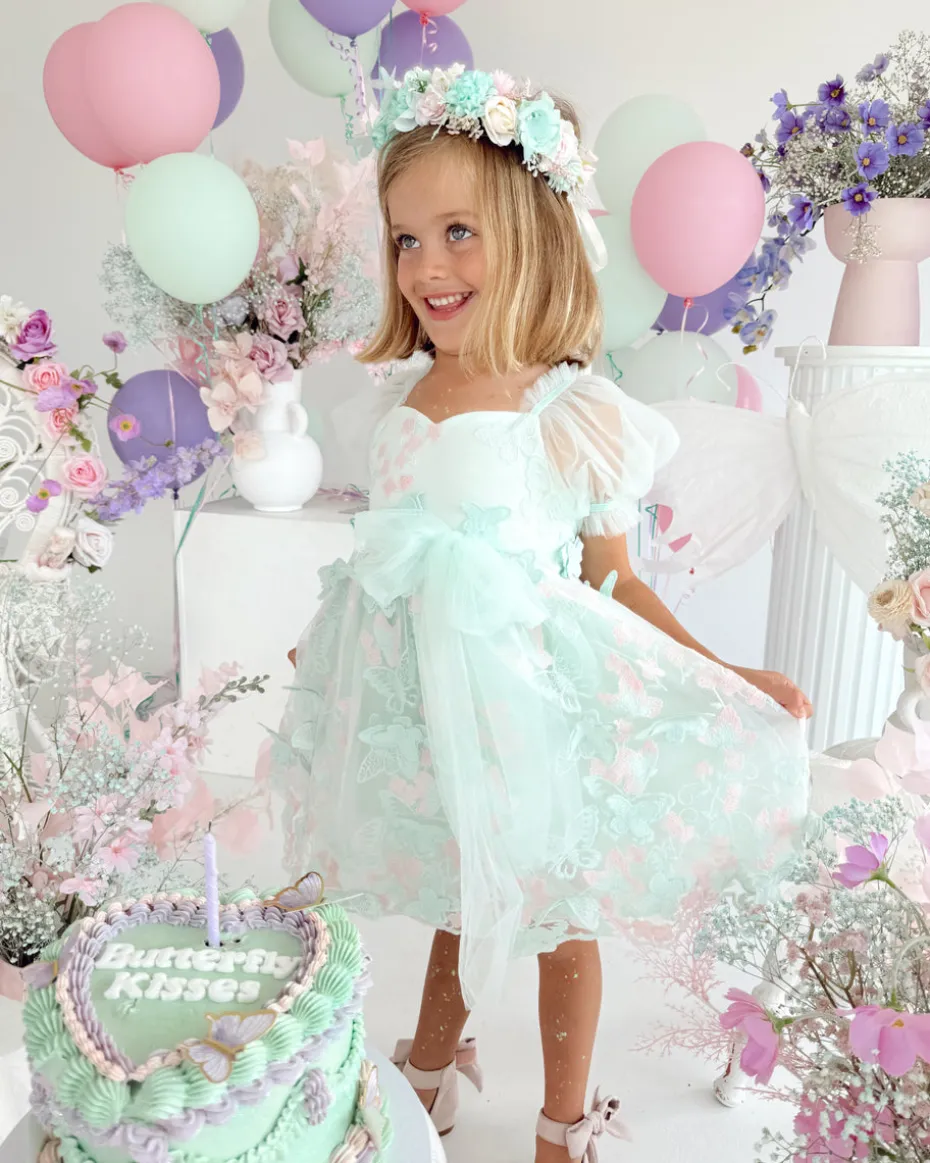 Paloma Peppermint Pink Girls Flower Crown
