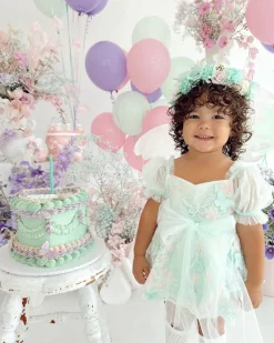 Paloma Peppermint Pink Girls Flower Crown