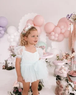 Pastel Fairyland Stretch Baby Girls Flower Crown