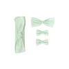 Pastel Peppermint Swiss Dot Baby Girl Tulle Hair Accessories
