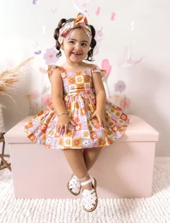 Peppa Girls Floral Dress