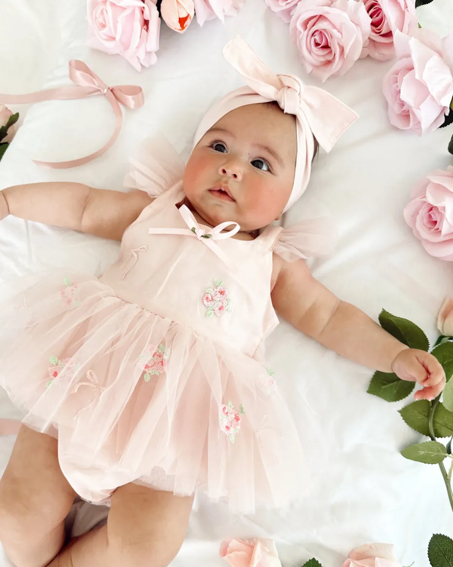 Perfect Pink Baby Girl Tulle Hair Accessories