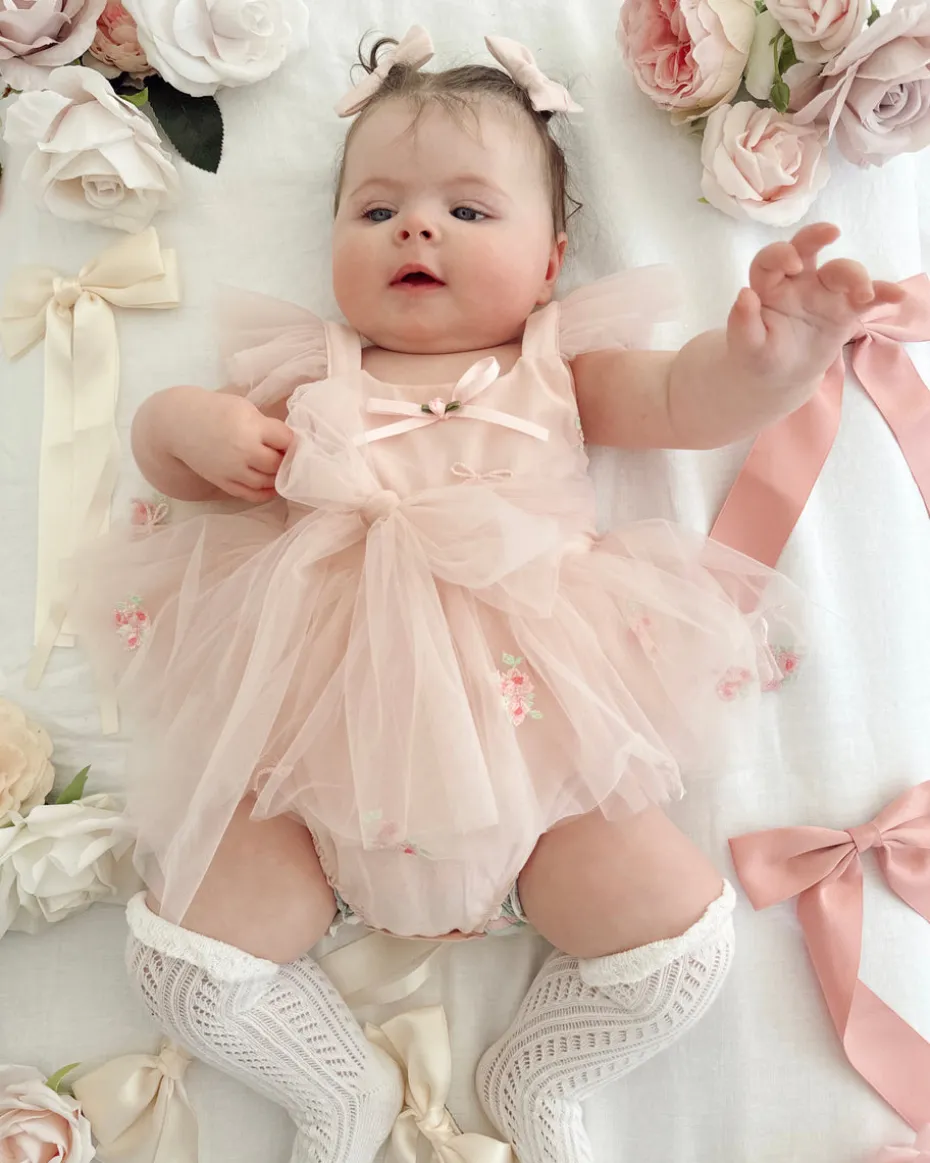 Perfect Pink Baby Girl Tulle Hair Accessories