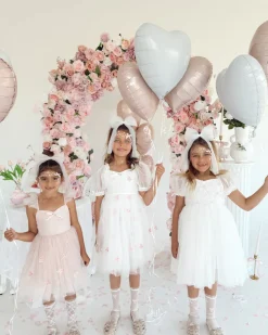 Perfect Pink Tulle Girls Hair Bow