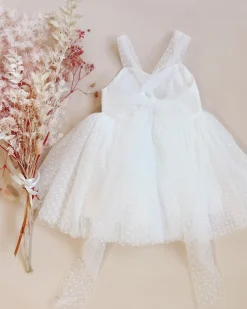 Pixie White Flower Girl Dress