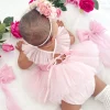 Polly Candy Pink Sequin Baby Girl Romper