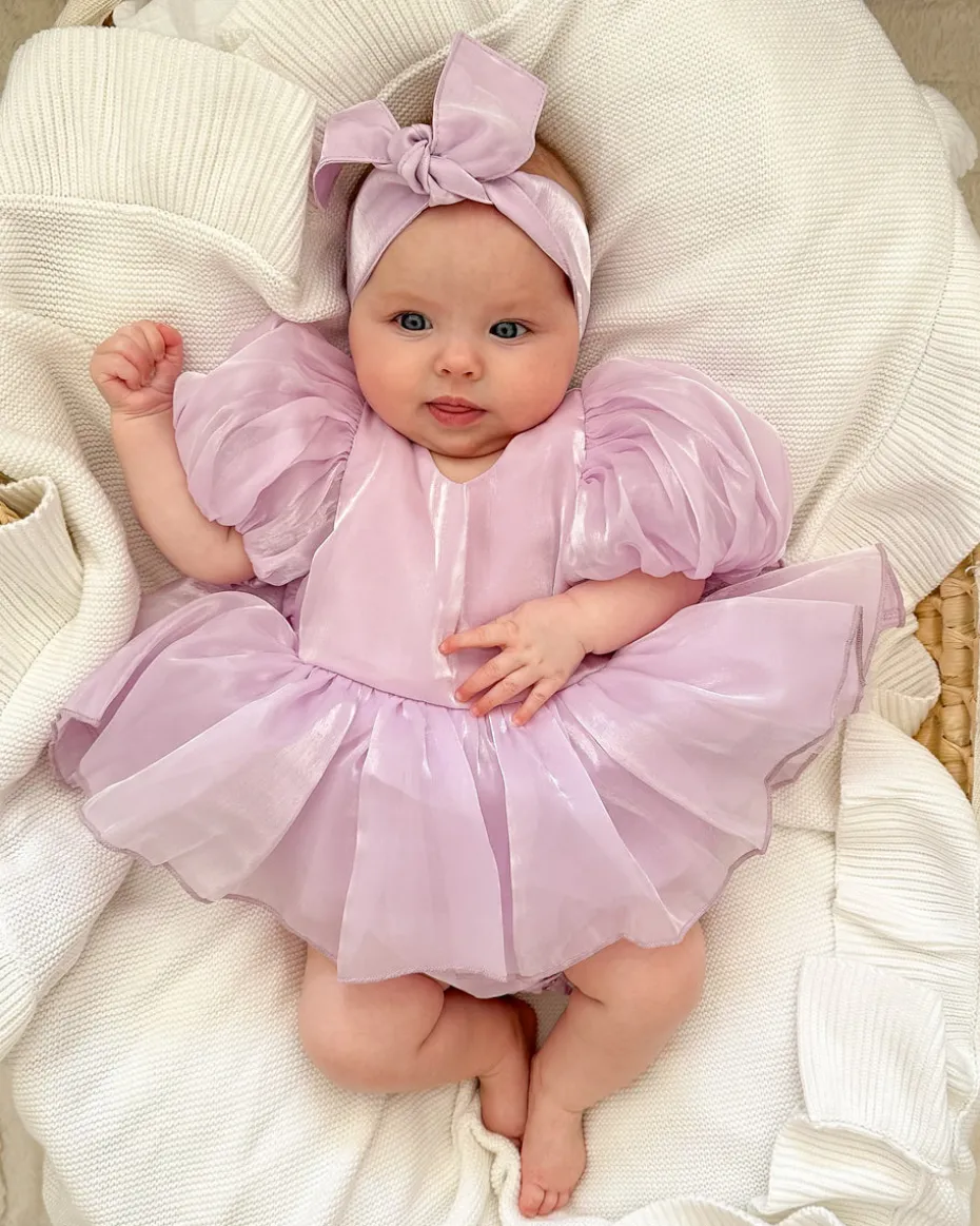 Purple Pearl Hattie Belle Baby Girl Hair Accessories