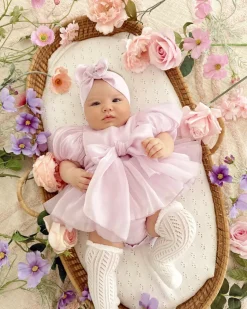 Purple Pearl Hattie Belle Baby Girl Hair Accessories