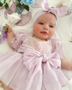Purple Pearl Mermaid Baby Girl Hair Accessories