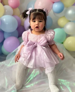 Purple Pearl Mermaid Baby Girl Hair Accessories