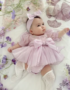 Purple Pearl Mermaid Baby Girl Hair Accessories