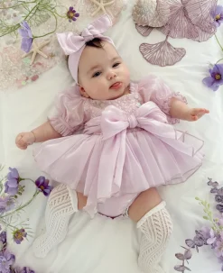 Purple Pearl Mermaid Baby Girl Hair Accessories