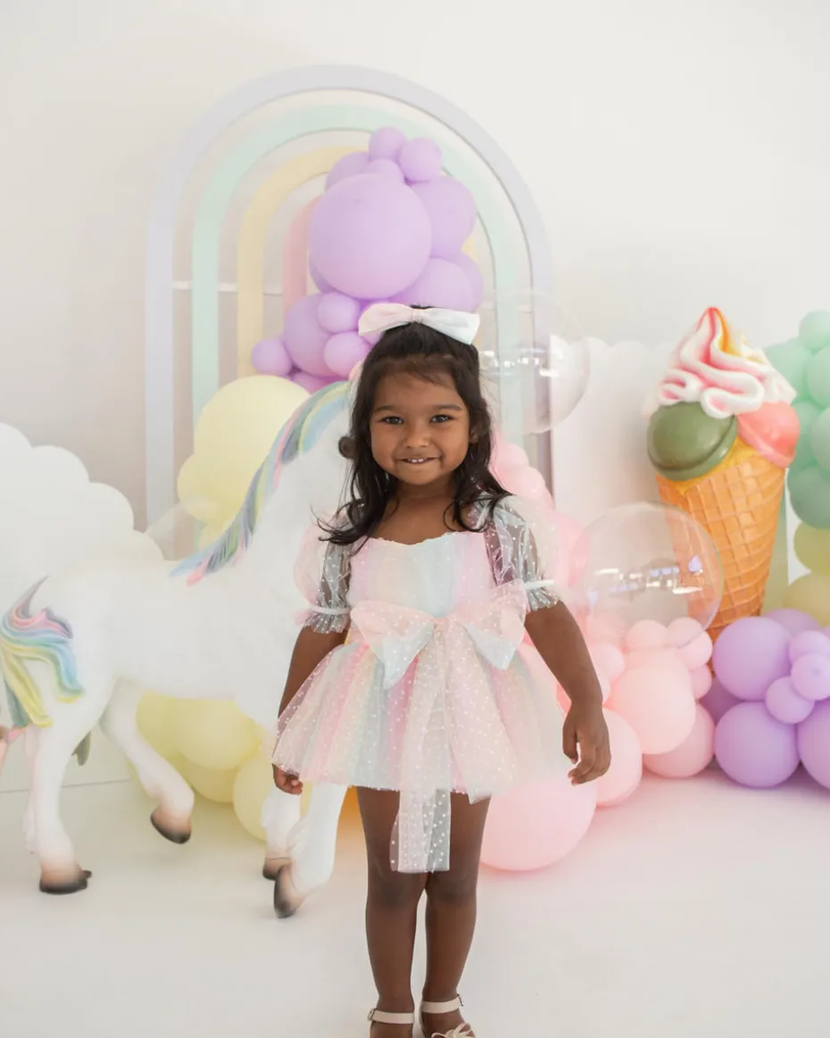 Rainbow Fairy Floss Baby Girl Hair Accessories