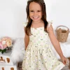 Rosie Mae Bunny Ears Floral Garland - White