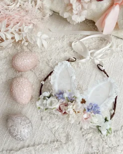 Rosie Mae Bunny Ears Floral Garland - Lilac