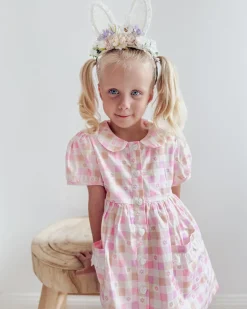 Rosie Mae Bunny Ears Floral Garland - Lilac