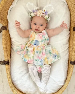 Sable Baby Girl Floral Romper