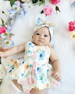 Sable Baby Girl Floral Romper