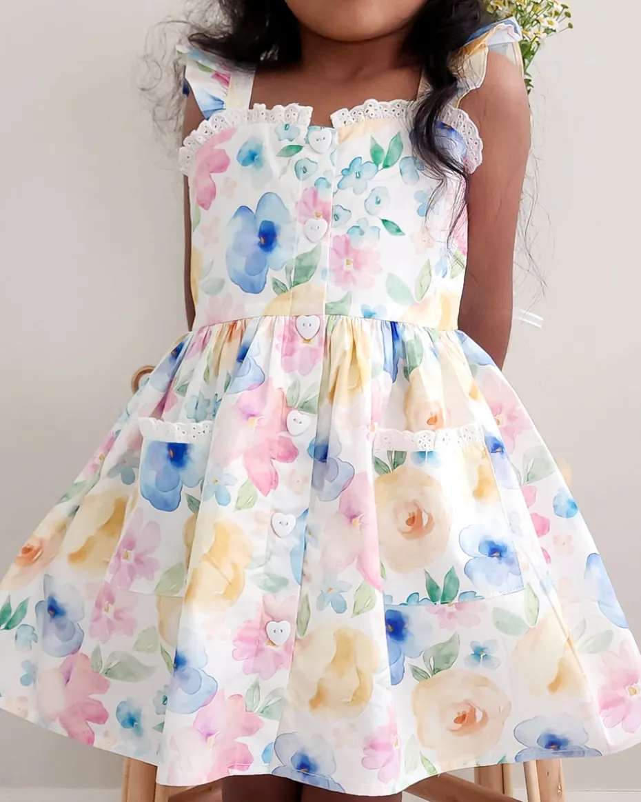 Sable Girls Floral Dress