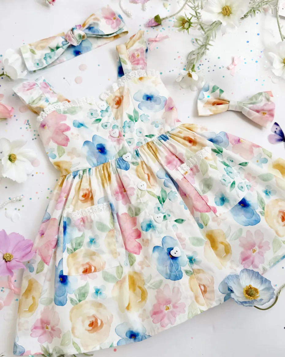 Sable Girls Floral Dress