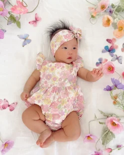 Saylor Baby Girl Floral Romper