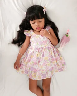 Saylor Girls Floral Pink Dress