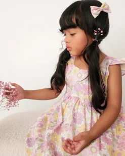Saylor Girls Floral Pink Dress