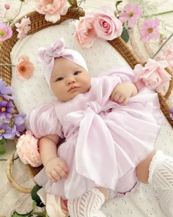 Scarlette Rose Purple Pearl Baby Girl Romper