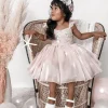 Shell Cove Sequin Pink Girls Party Dress