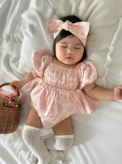Shiloh Bloom Baby Girl Floral Romper
