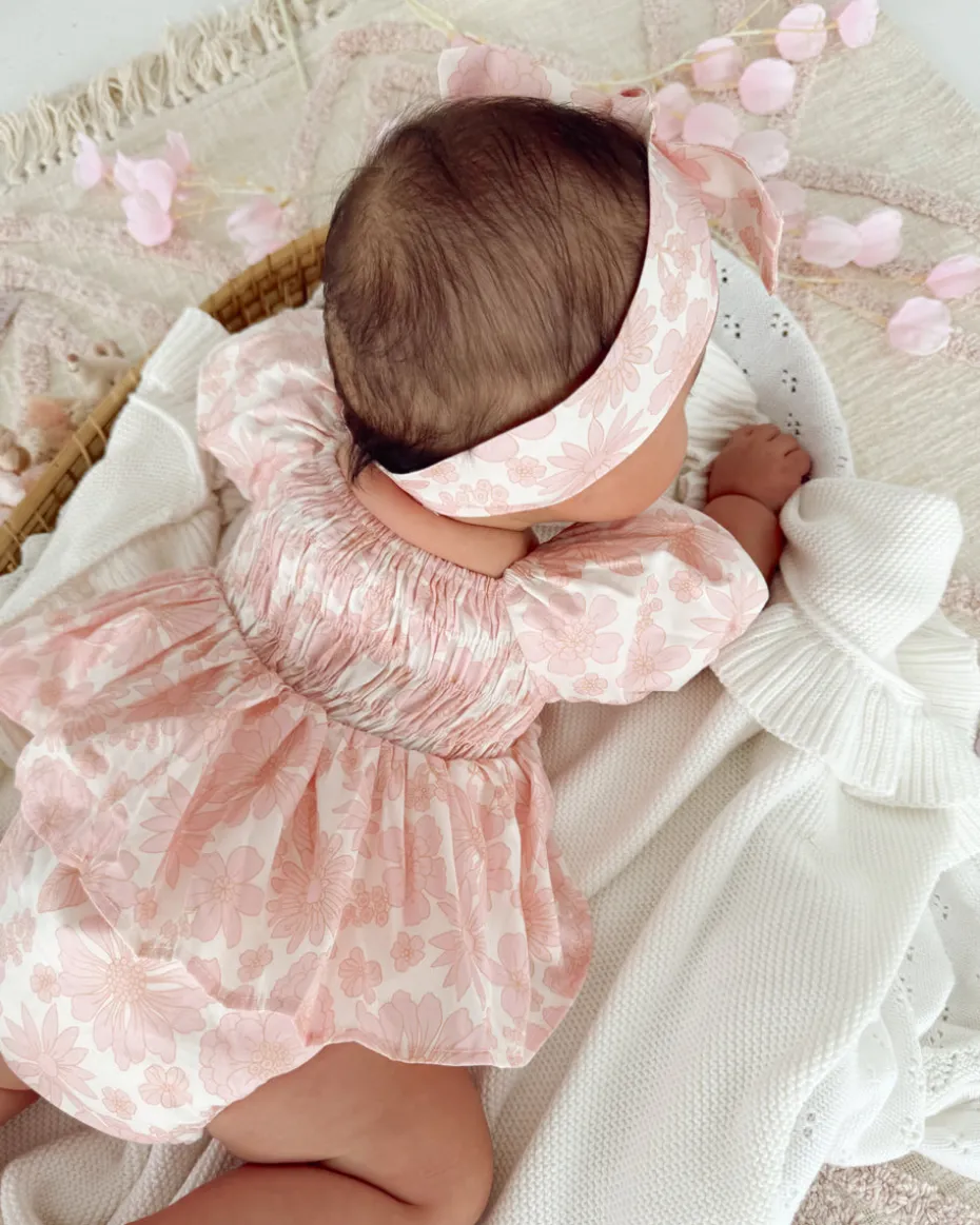 Shiloh Bloom Baby Girl Floral Romper