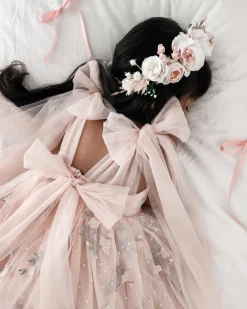 Sleeping Beauty Ballerina Pink Girls Party Dress