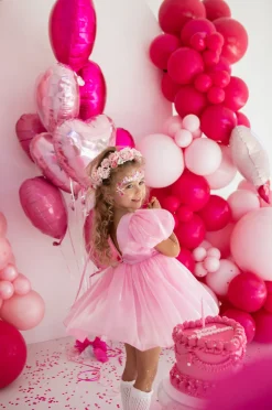 Sophia Candy Pink Girls Flower Crown