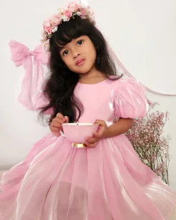 Sophia Candy Pink Girls Flower Crown