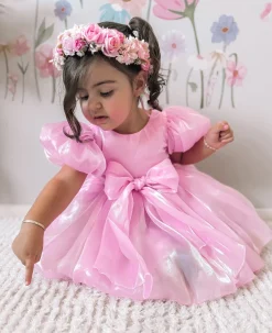 Sophia Candy Pink Girls Flower Crown