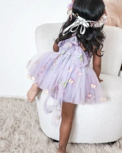 Sugar Plum Lavender Baby Girl Romper