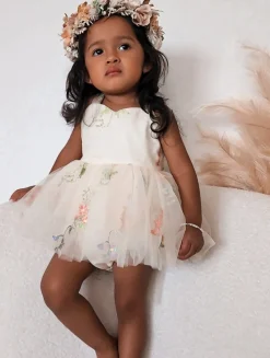 Sugar Plum Lemon Baby Girl Romper
