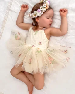 Sugar Plum Lemon Baby Girl Romper