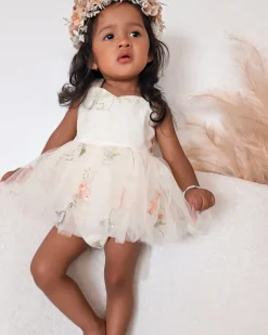 Sugar Plum Lemon Baby Girl Romper