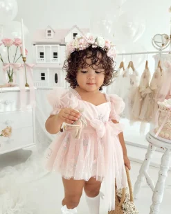 Swan Lake Ballerina Pink Baby Girl Romper