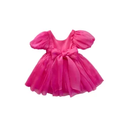 Tabitha Fuchsia Pink Girls Party Dress