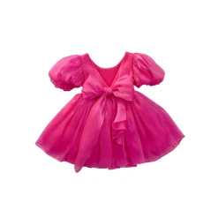 Tabitha Fuchsia Pink Girls Party Dress