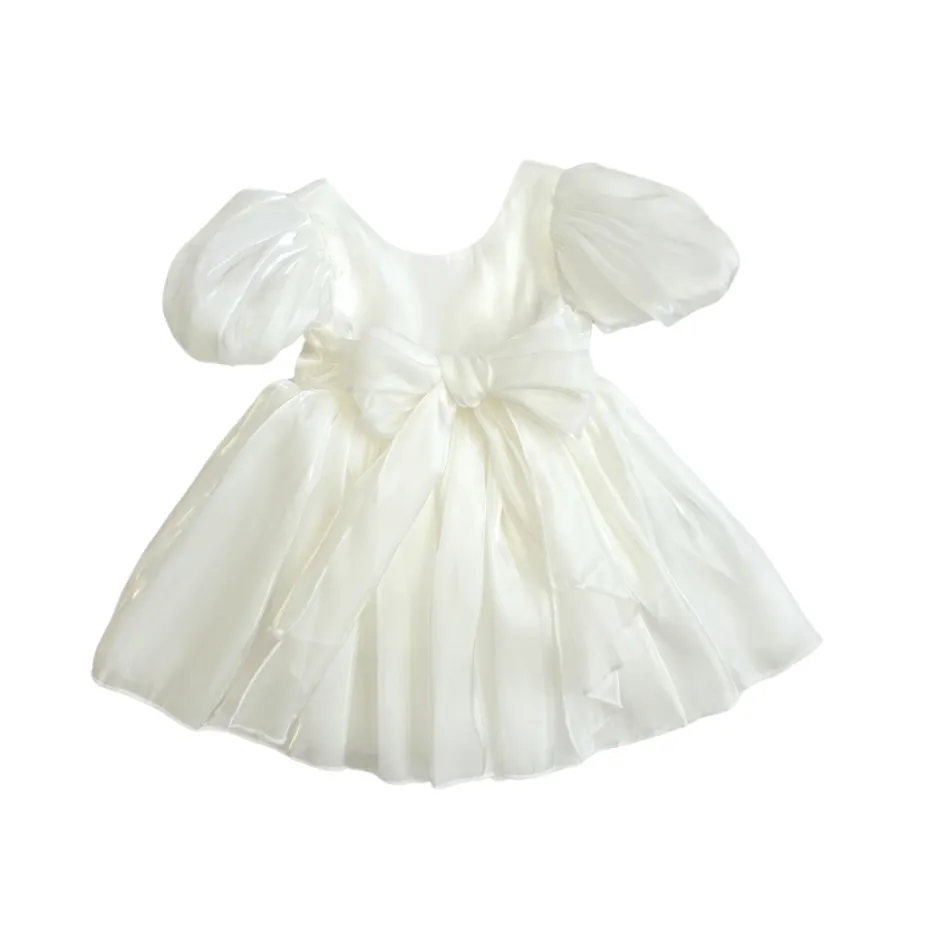 Tabitha White Girls Party Dress