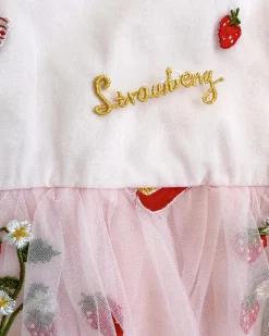 Tea Party Girls Party Dress - Pink