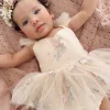The Rose Champagne Baby Girl Romper
