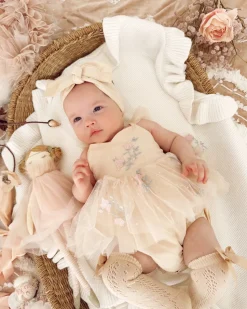 The Rose Champagne Baby Girl Romper