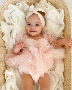 Tinkerbell Romper Pastel Pink Baby Girl Romper